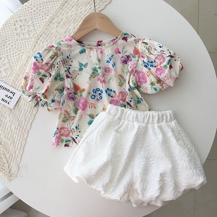 샌디 퍼프 플라워 상하복 세트 R12139 가격 비교 베이비맥스 샌디 퍼프 플라워 상하복 세트 R12139
