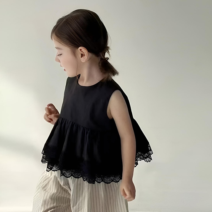레이스 물결 캉캉 블라우스 R14305 가격 비교 베이비맥스 레이스 물결 캉캉 블라우스 R14305