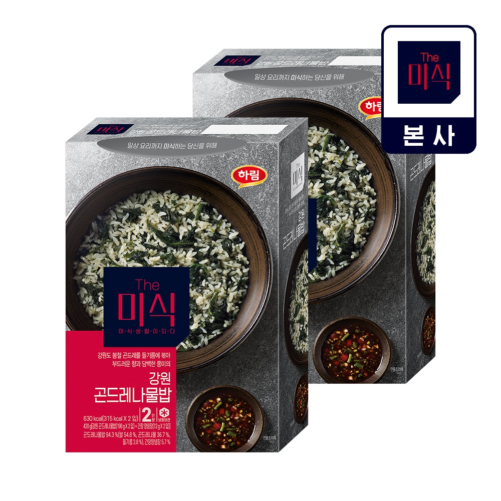 더미식 강원 곤드레나물밥 840g(210g x 4개입)