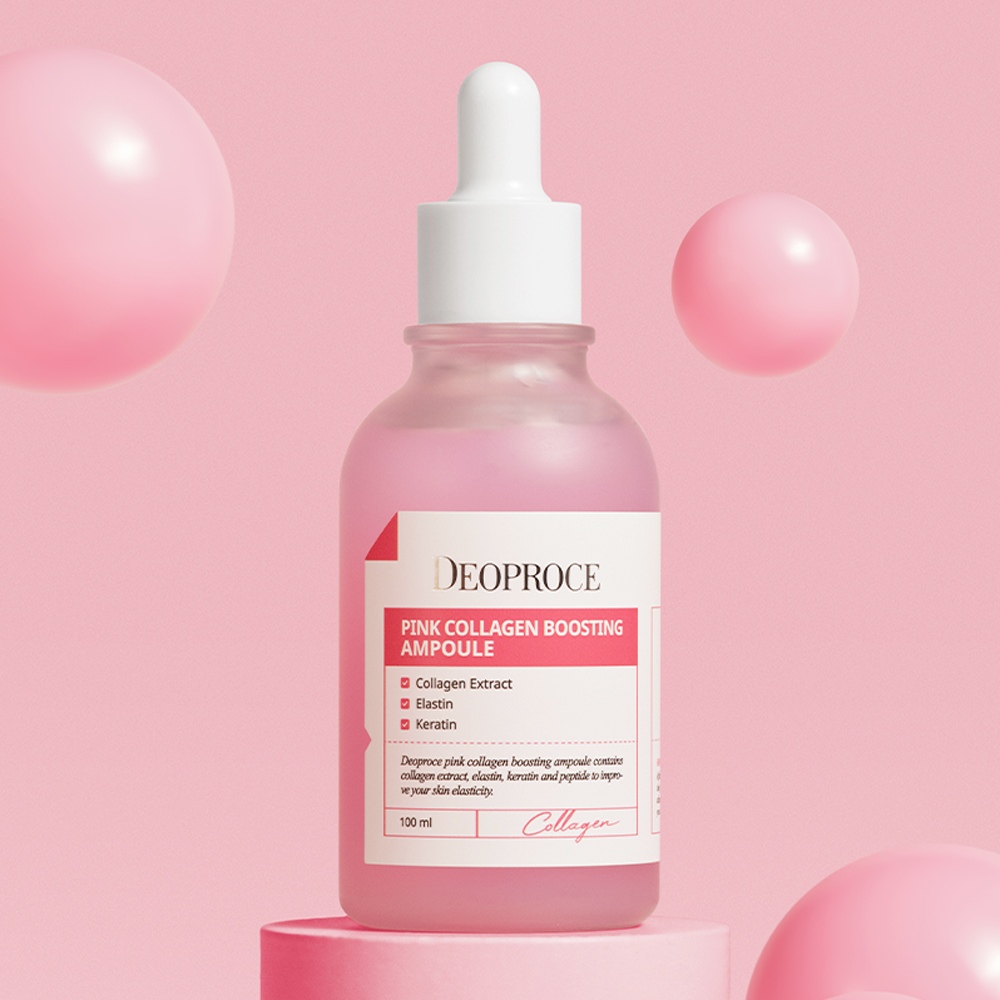 디오프러스 핑크 콜라겐 부스팅 앰플 100ml