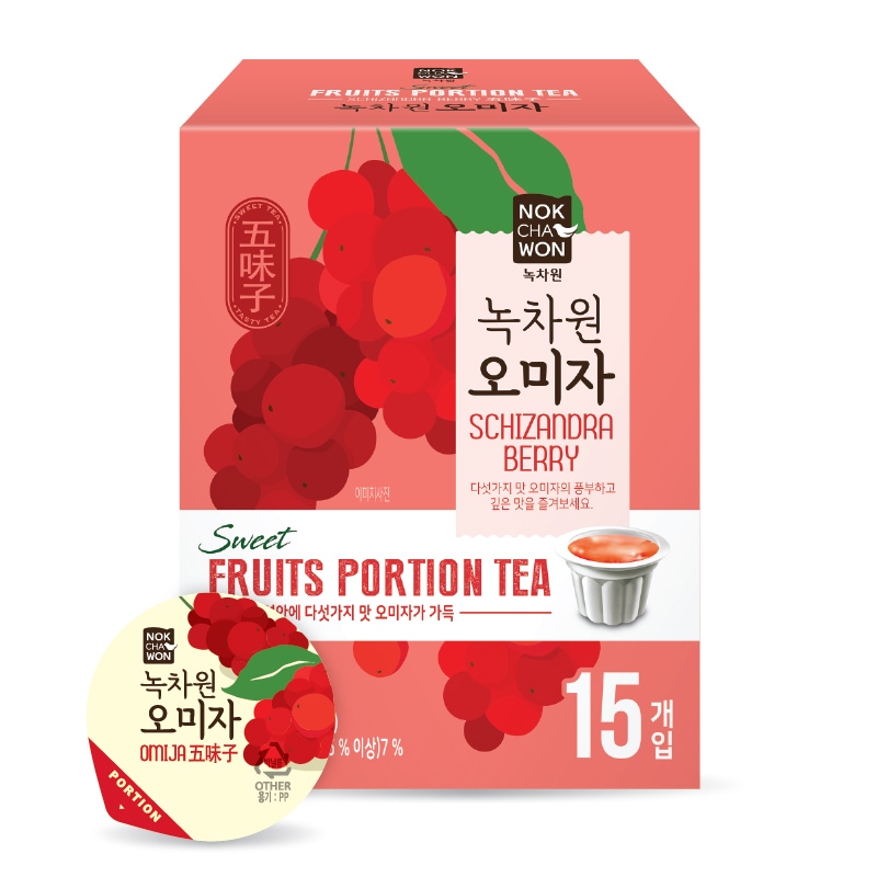 오미자 포션 15입 가격 비교 녹차원 오미자 포션 15입