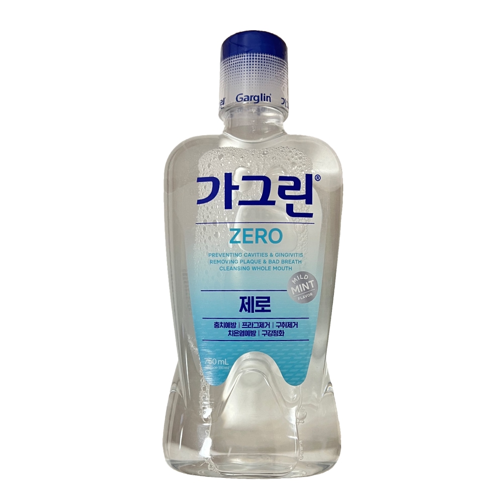 가그린 제로 구강청결제 750mL 알콜 무첨가