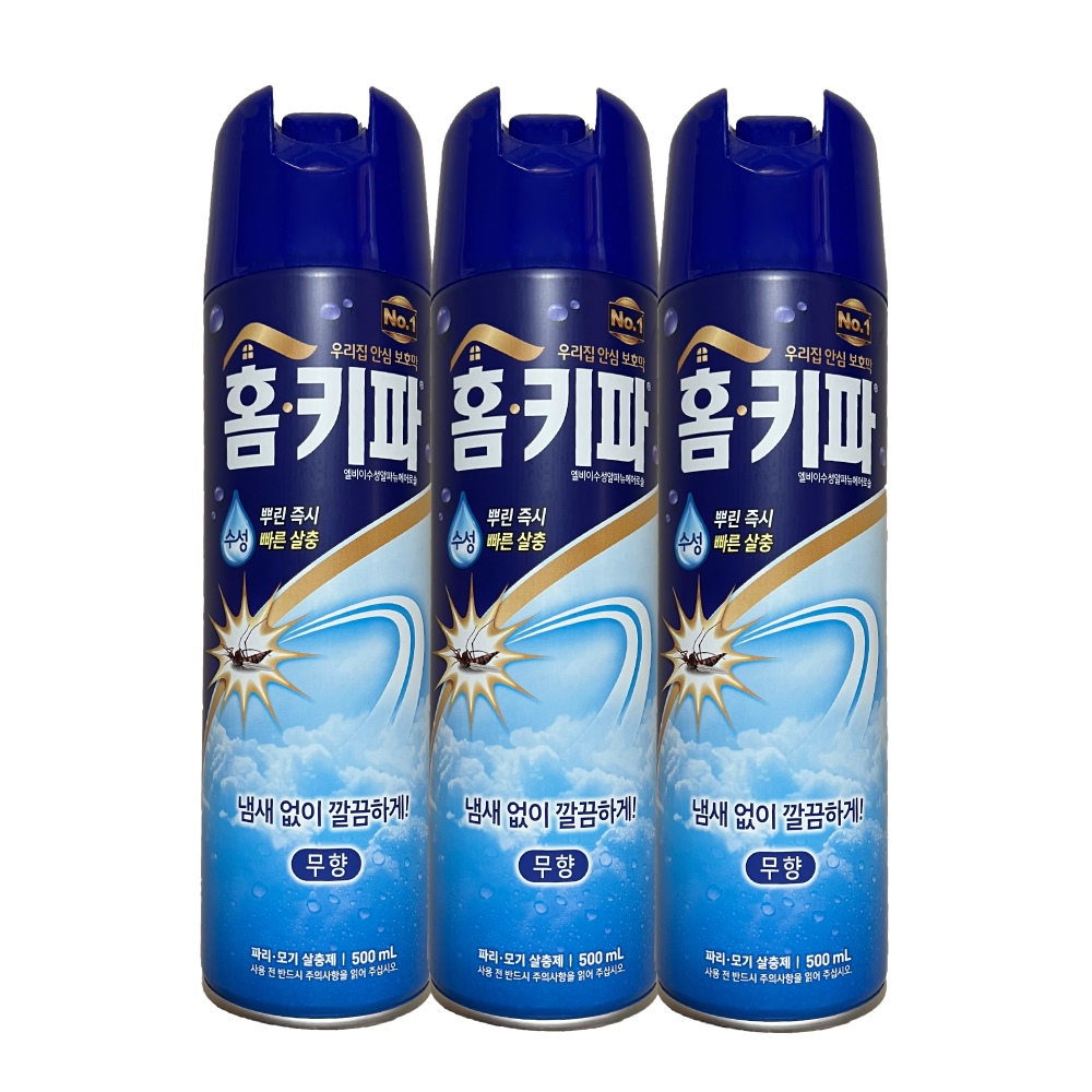 홈키파 수성 무향 에어졸 500ml x 3개 - 최저가 14,800원
