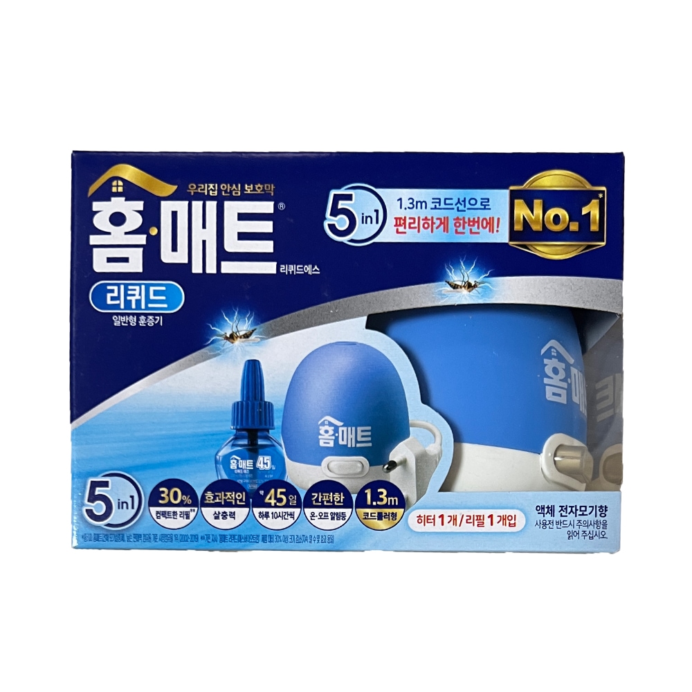 리퀴드 코드롤러형 훈증기+교체용 리필 45일 1P / 모기 퇴치제 살충제 기피제 가격 비교 홈매트 리퀴드 코드롤러형 훈증기+교체용 리필 45일 1P / 모기 퇴치제 살충제 기피제