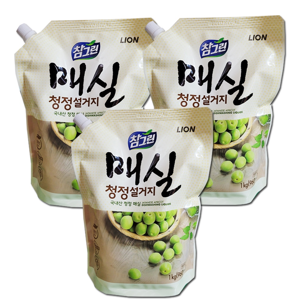 매실 청정설거지 주방세제 캡 리필 960ml x 3개 가격 추이 참그린 매실 청정설거지 주방세제 캡 리필 960ml x 3개 - 최저가 11,000원