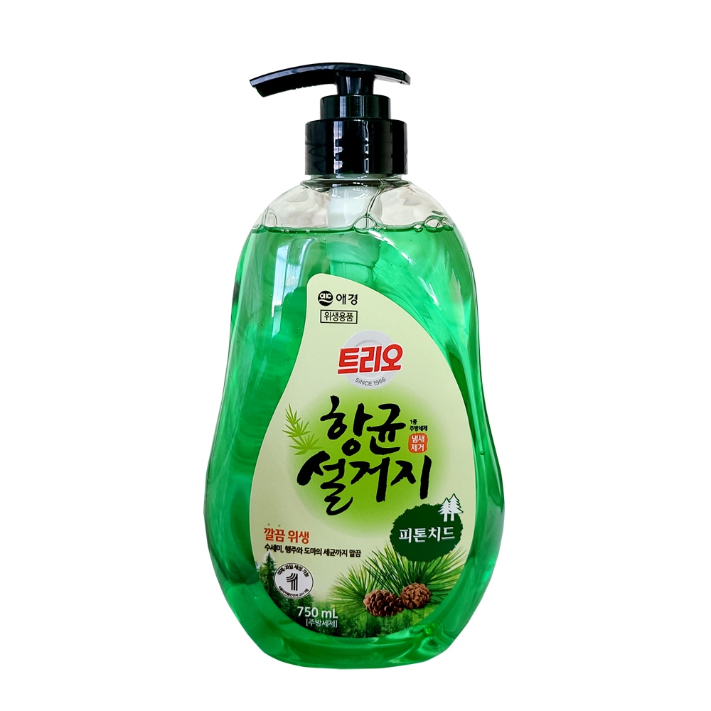 트리오 트리오 항균설거지 피톤치드 주방세제 용기 750ml 단품