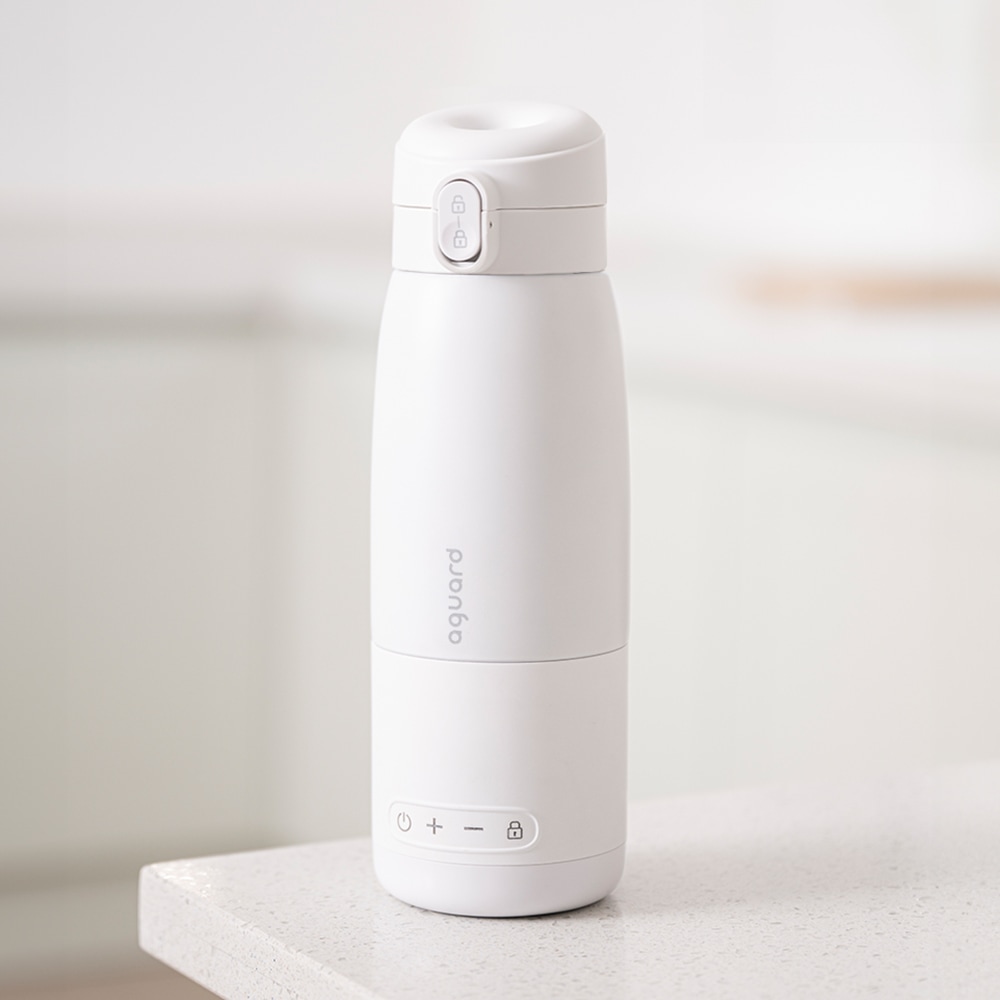 오늘의집 휴대용 무선 분유포트 500ml 가열 보온병 보온포트 텀블러