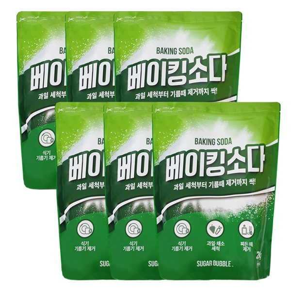 슈가버블 슈가버블 베이킹소다 대용량 2kg x6 - 최저가 35,000원