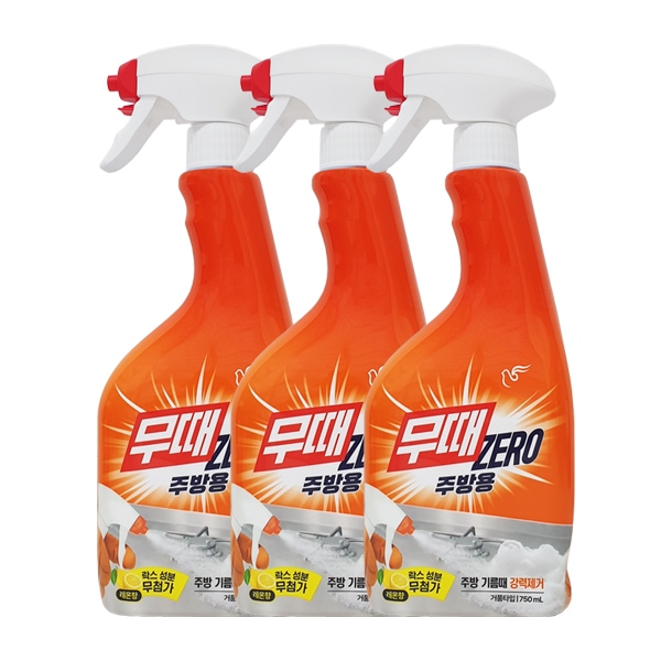피죤 무균무때 주방용 세정제 750ml x3 /살균제