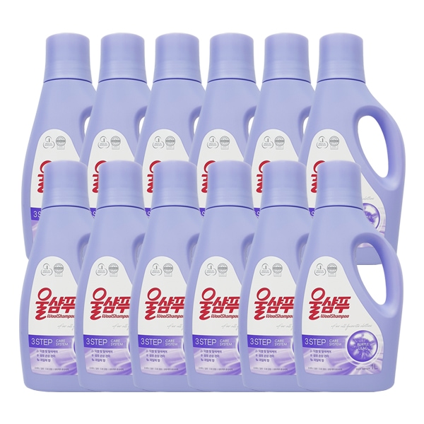 울샴푸 애경 울샴푸 퍼플 라일락 용기 1L x12
