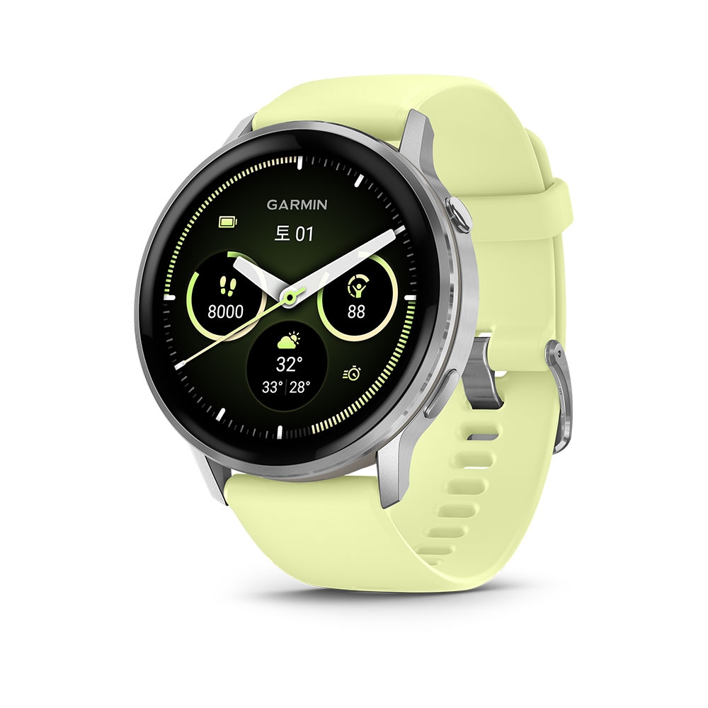 베뉴 4 45mm 실버 시트론 프리미엄 GPS 스마트워치 가격 비교 가민 베뉴 4 45mm 실버 시트론 프리미엄 GPS 스마트워치