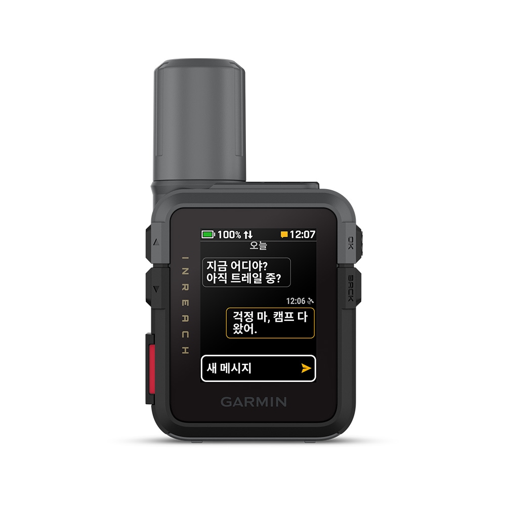 가민 인리치 미니3 블랙 GPS 컴팩트 SOS 위성 통신기