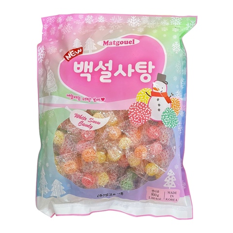 캔디·젤리·껌 > NEW 백설사탕 800g(8gx약100입) 1봉 옛날 왕사탕 눈깔사탕 | 오늘의집 쇼핑