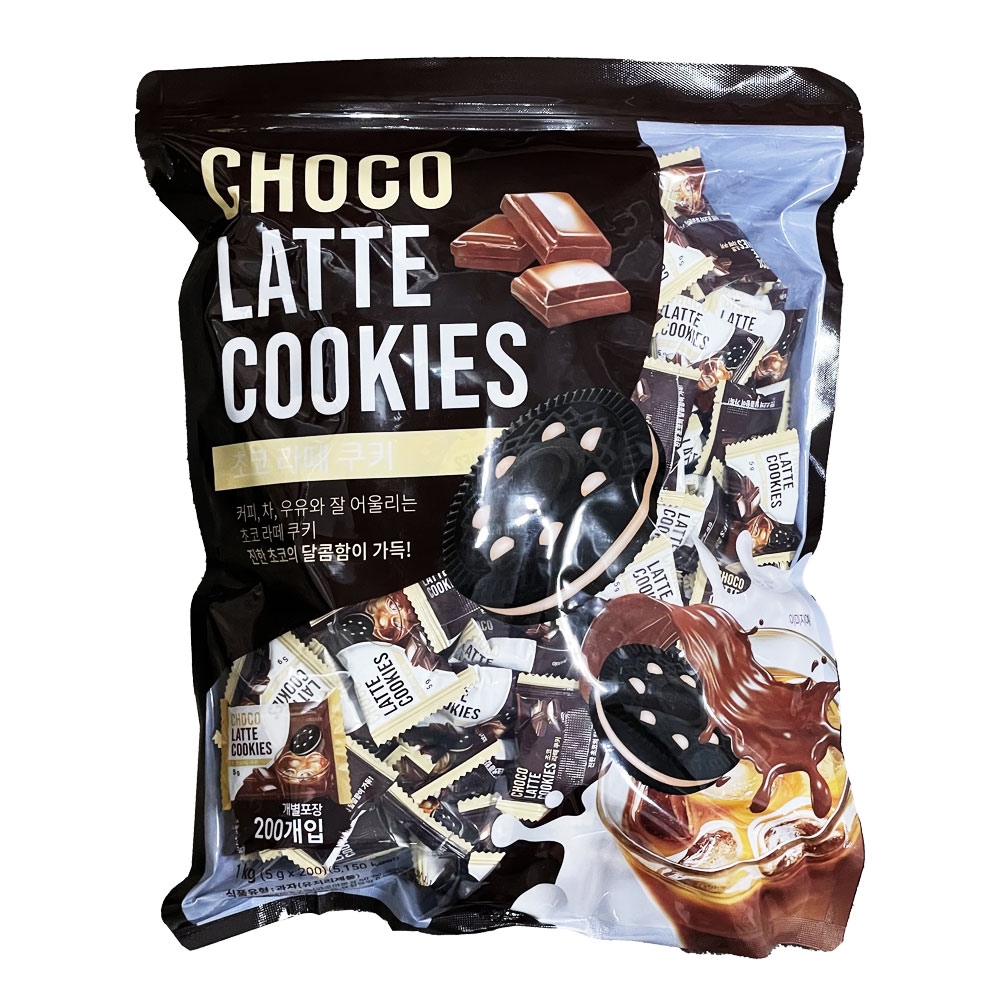 초코 라떼 쿠키 1kg(약200입) 1봉 인간사료 대용량 가격 추이 소소야마켓 초코 라떼 쿠키 1kg(약200입) 1봉 인간사료 대용량 - 최저가 20,500원