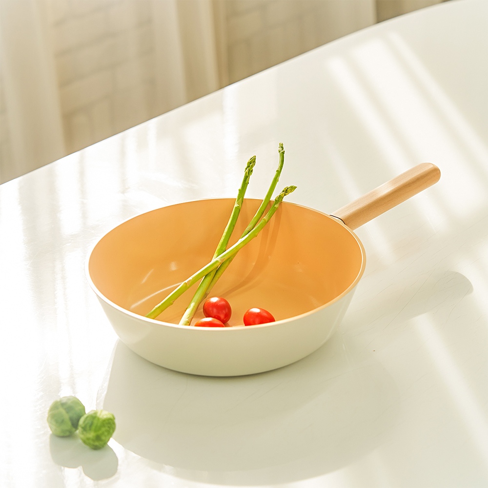 네오플램 브리즈 세라믹 IH 웍 궁중팬 28cm