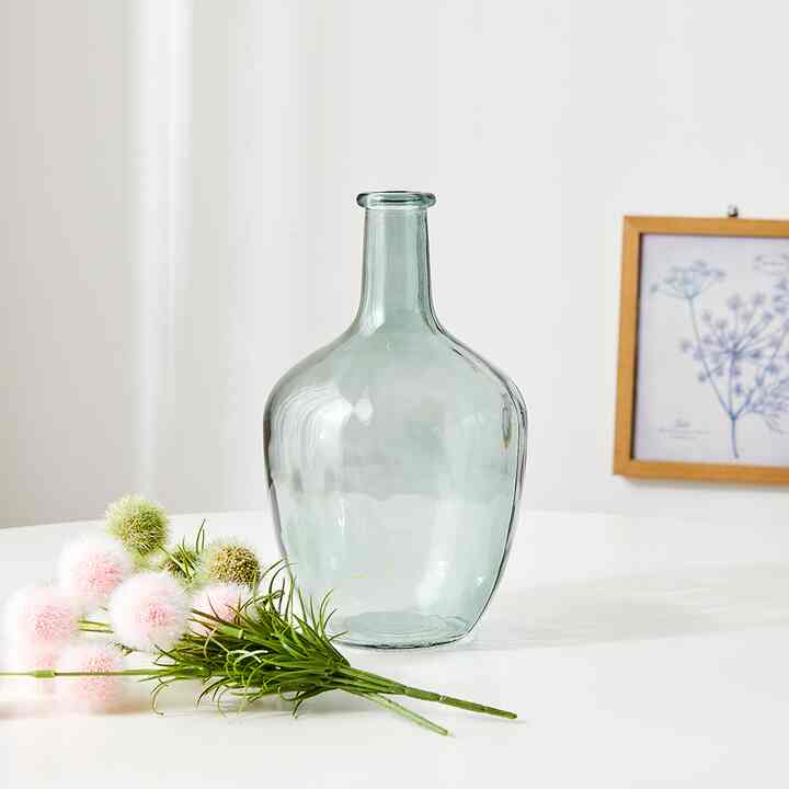 europattern ボトル シェープ ガラス フラワーベースM