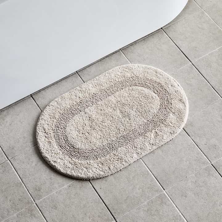 フォレスト オーバル コットン マット BEIGE