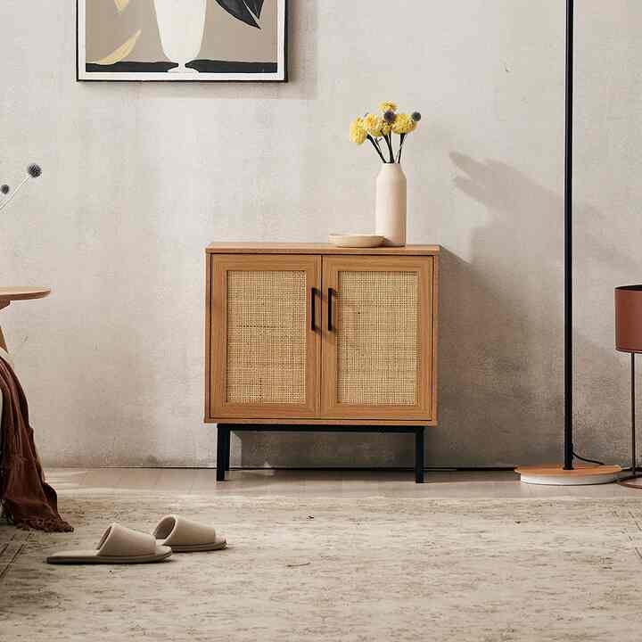 ON Lauren ラタン キャビネット