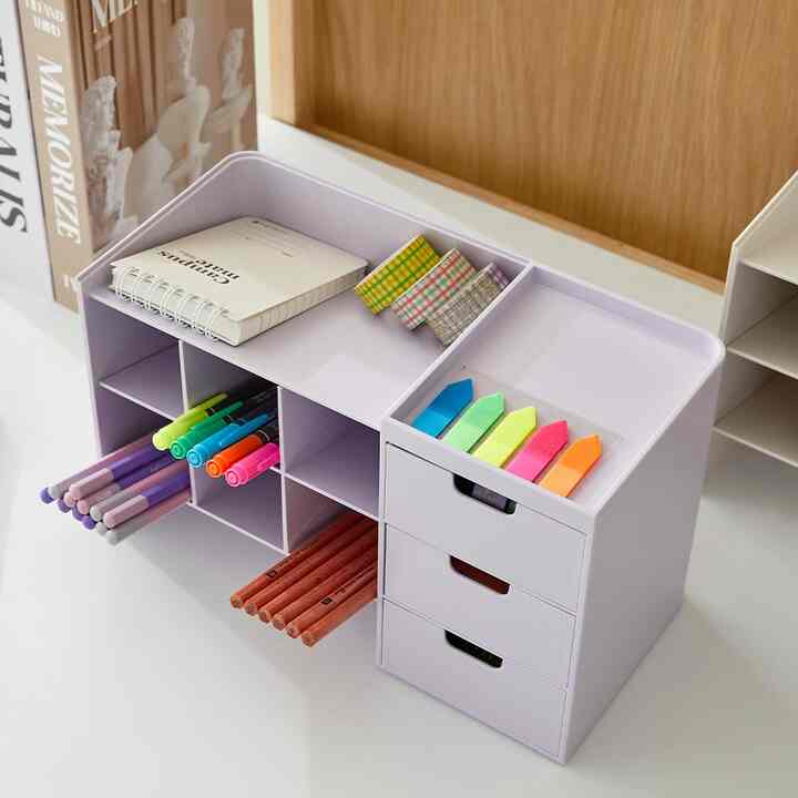 デスクオーガナイザー soft lavender 26.5*12.6*16cm