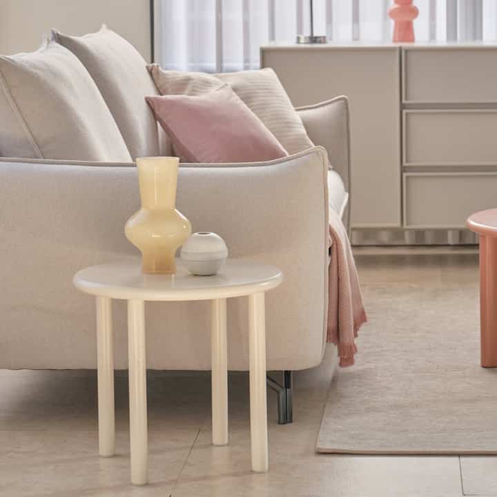 デイニッシュ インセンス サイドテーブル ホワイト