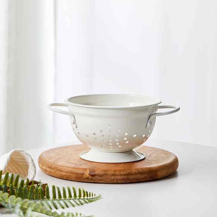 ステンレス コランダー S 14cm アイボリー