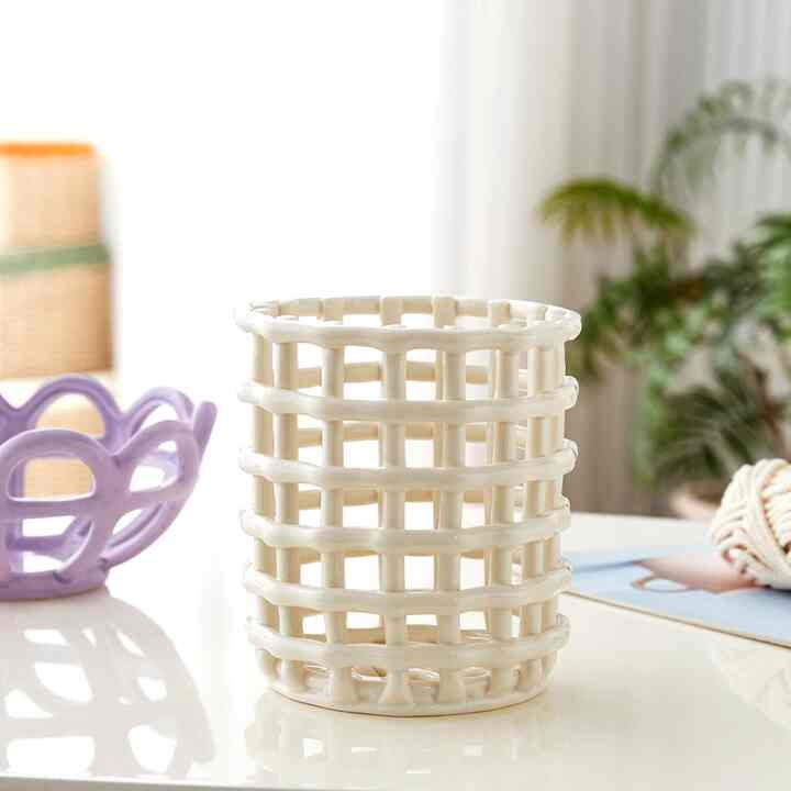 クラフトバスケットS Cream