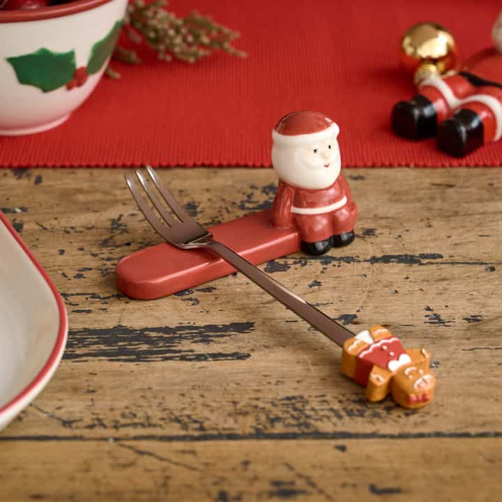 Merry Santa Utensil Rest