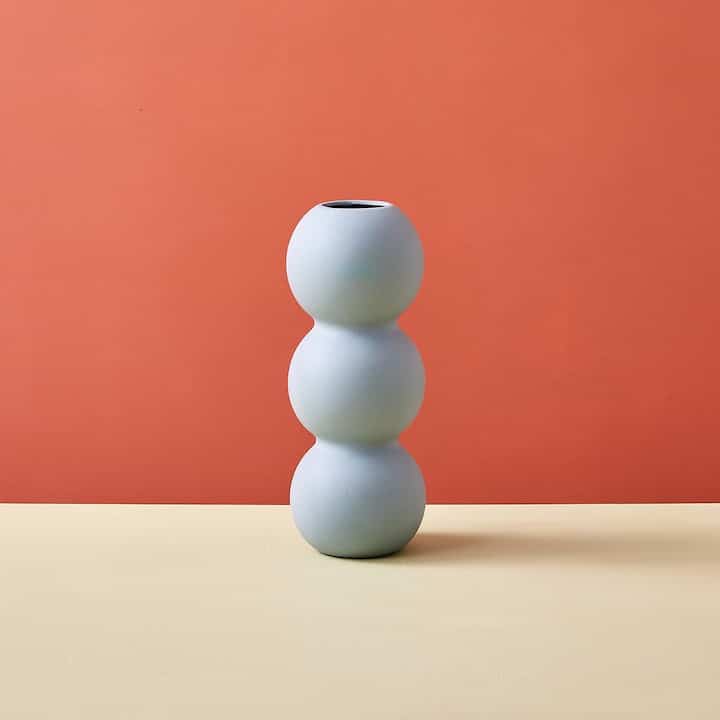 ミロ トリプル ボール フラワーベース L グリーン