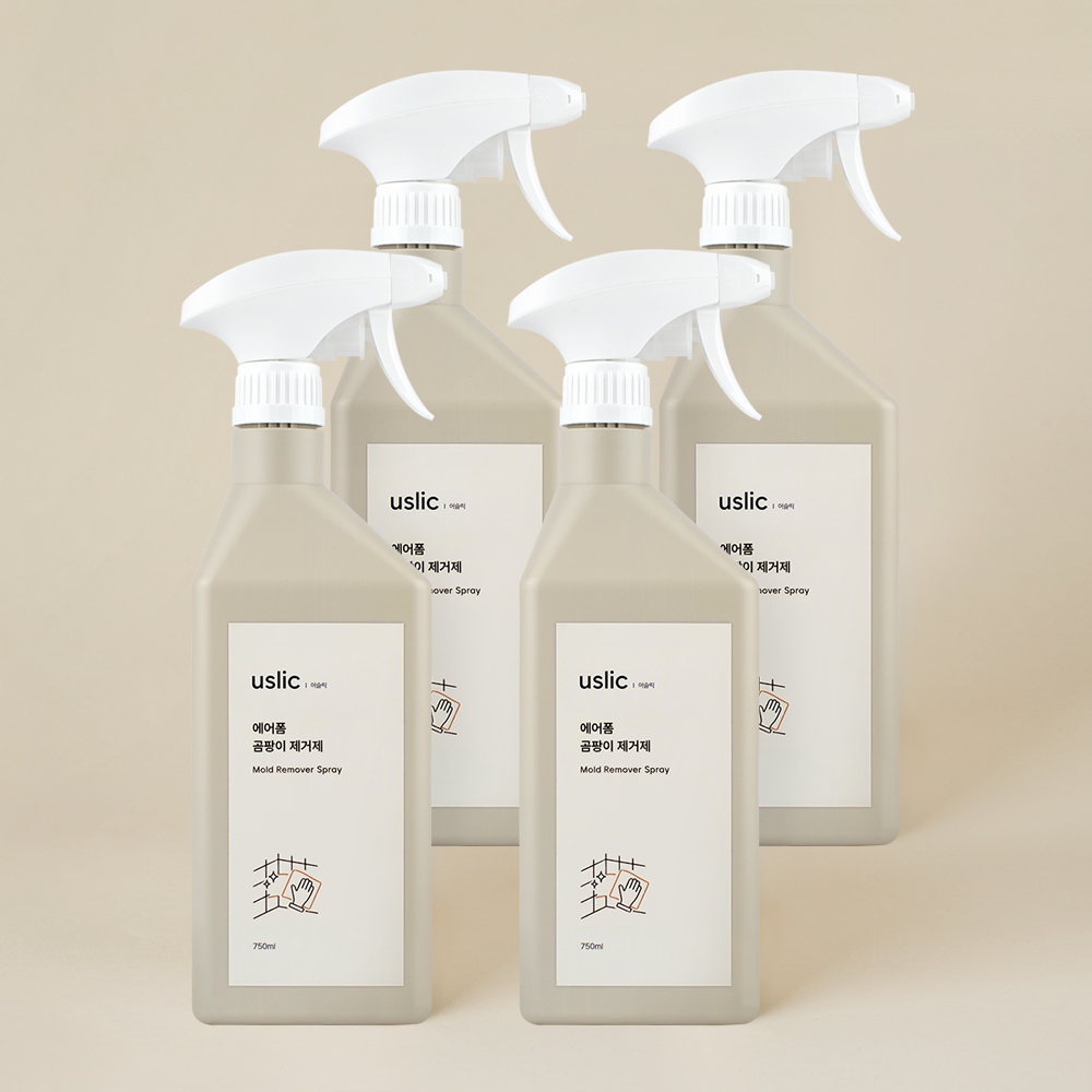 뿌리는 곰팡이 제거제 욕실 벽지 줄눈 청소 750ml 4개 가격 추이 어슬릭 뿌리는 곰팡이 제거제 욕실 벽지 줄눈 청소 750ml 4개 - 최저가 23,940원