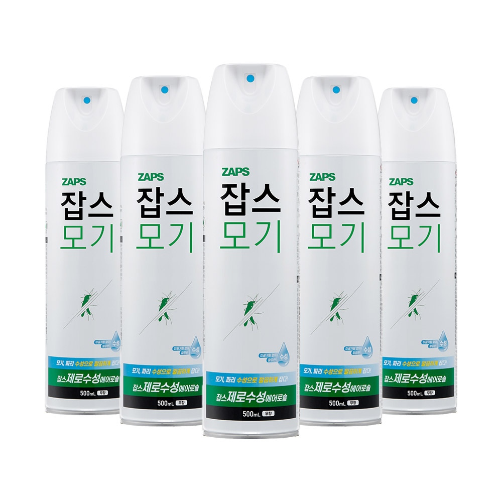 기름기 없이 깔끔한 살충제 제로수성 에어로솔 500ml 5개 가격 추이 잡스 기름기 없이 깔끔한 살충제 제로수성 에어로솔 500ml 5개 - 최저가 33,600원