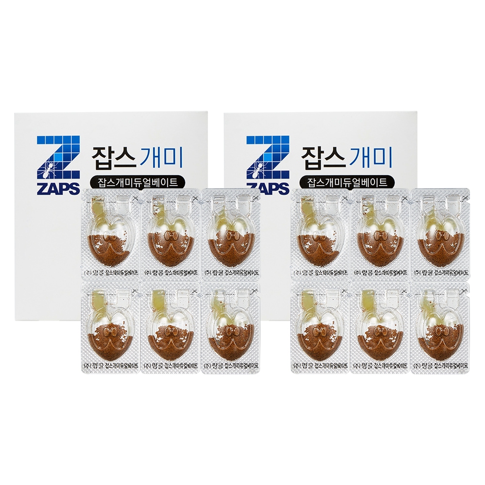 잡스 확실한 집개미 유인 살충제 개미 듀얼베이트(과립+액상) 6입 2세트