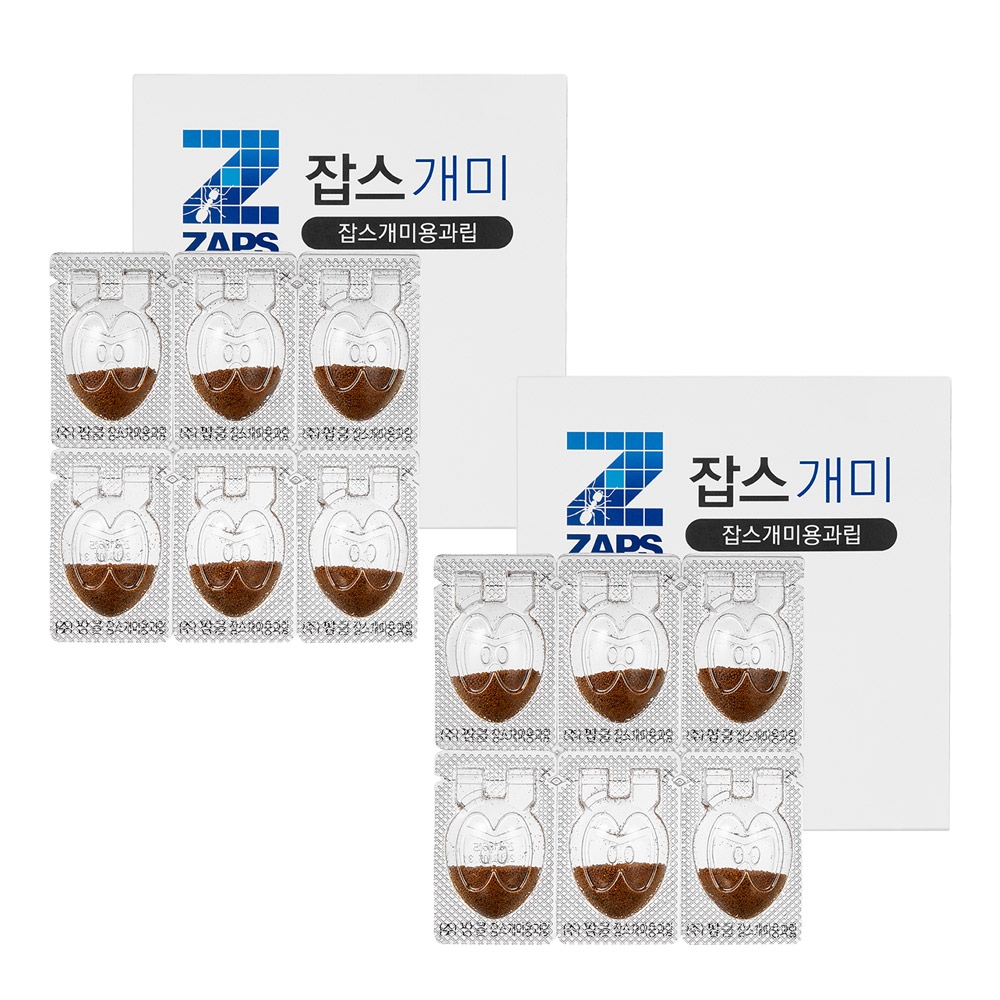 잡스 확실한 집개미 유인 살충제 개미용과립 6입 2세트