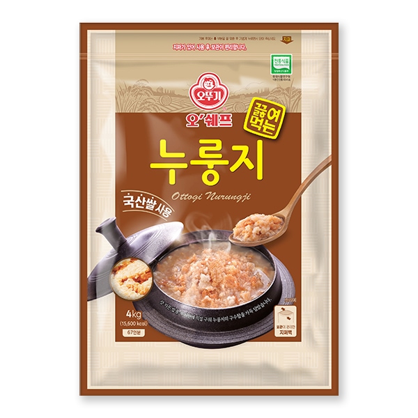 오쉐프 끓여먹는 누룽지 (4kg) x 1봉 가격 비교 오뚜기 오쉐프 끓여먹는 누룽지 (4kg) x 1봉