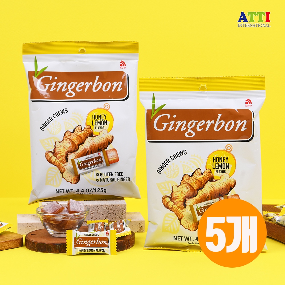 진저본 생강 소프트캔디 츄이 젤리 허니레몬 125g x 5개 가격 비교 진저본 진저본 생강 소프트캔디 츄이 젤리 허니레몬 125g x 5개