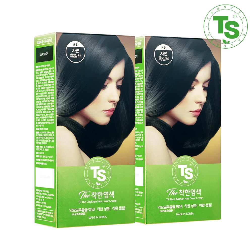 TS 착한염색 120g 2개 (자연흑색/자연흑갈색/연한갈색 중 택1) 가격 비교 TS샴푸 TS 착한염색 120g 2개 (자연흑색/자연흑갈색/연한갈색 중 택1)