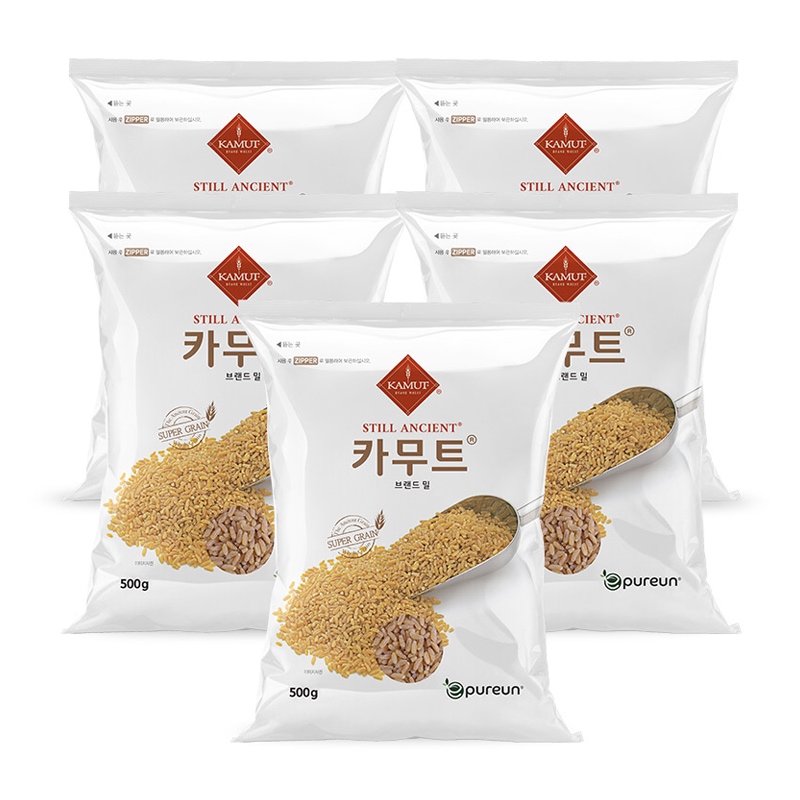 KAMUT 정품 카무트 순수 고대곡물 브랜드밀 500gX5봉 가격 추이 이푸른 KAMUT 정품 카무트 순수 고대곡물 브랜드밀 500gX5봉 - 최저가 27,075원