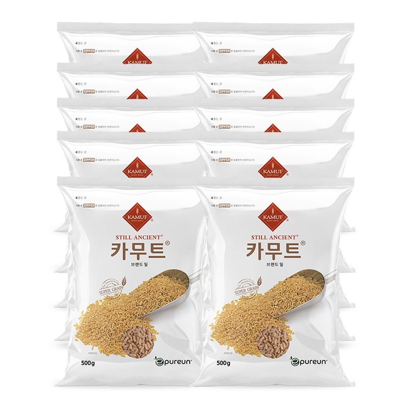 KAMUT 정품 카무트 순수 고대곡물 브랜드밀 500gX10봉 가격 비교 이푸른 KAMUT 정품 카무트 순수 고대곡물 브랜드밀 500gX10봉