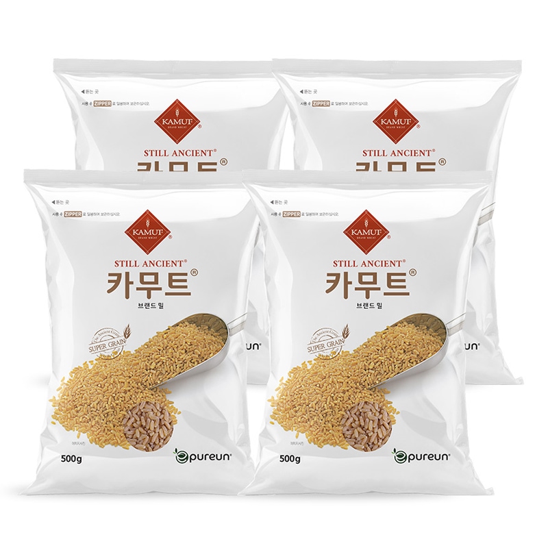 KAMUT 정품 카무트 순수 고대곡물 브랜드밀 500gX4봉 가격 추이 이푸른 KAMUT 정품 카무트 순수 고대곡물 브랜드밀 500gX4봉 - 최저가 22,325원