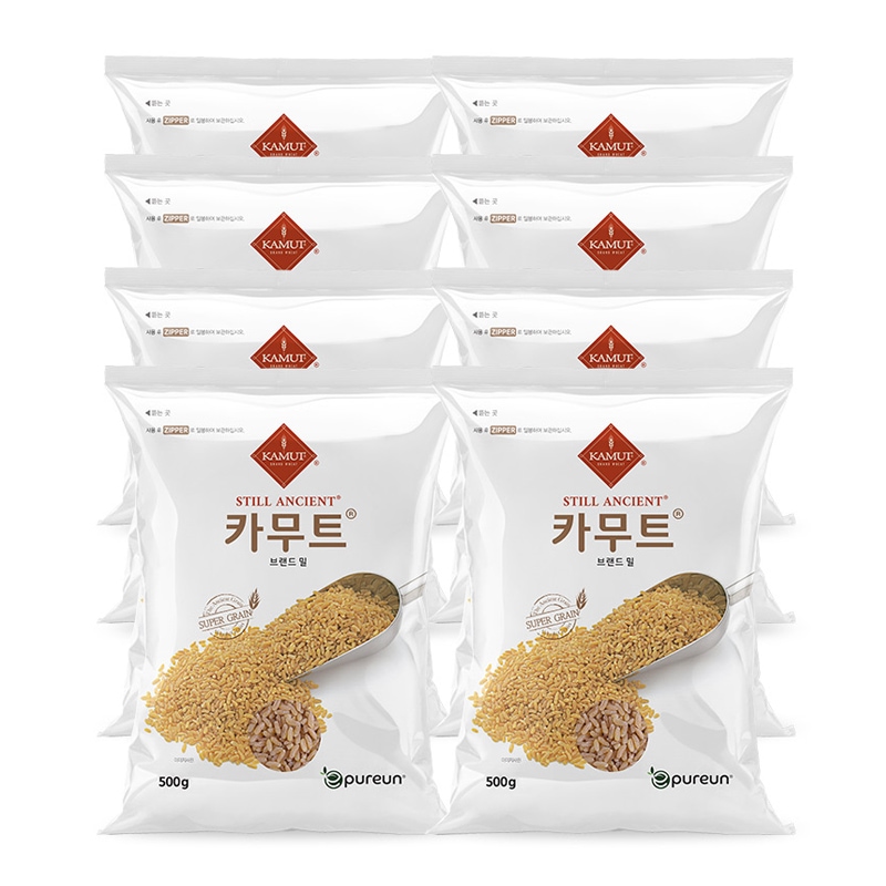 KAMUT 정품 카무트 순수 고대곡물 브랜드밀 500gX8봉 가격 비교 이푸른 KAMUT 정품 카무트 순수 고대곡물 브랜드밀 500gX8봉