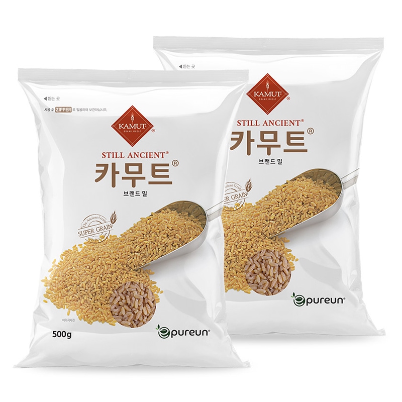 KAMUT 정품 카무트 순수 고대곡물 브랜드밀 500gX2봉 가격 비교 이푸른 KAMUT 정품 카무트 순수 고대곡물 브랜드밀 500gX2봉