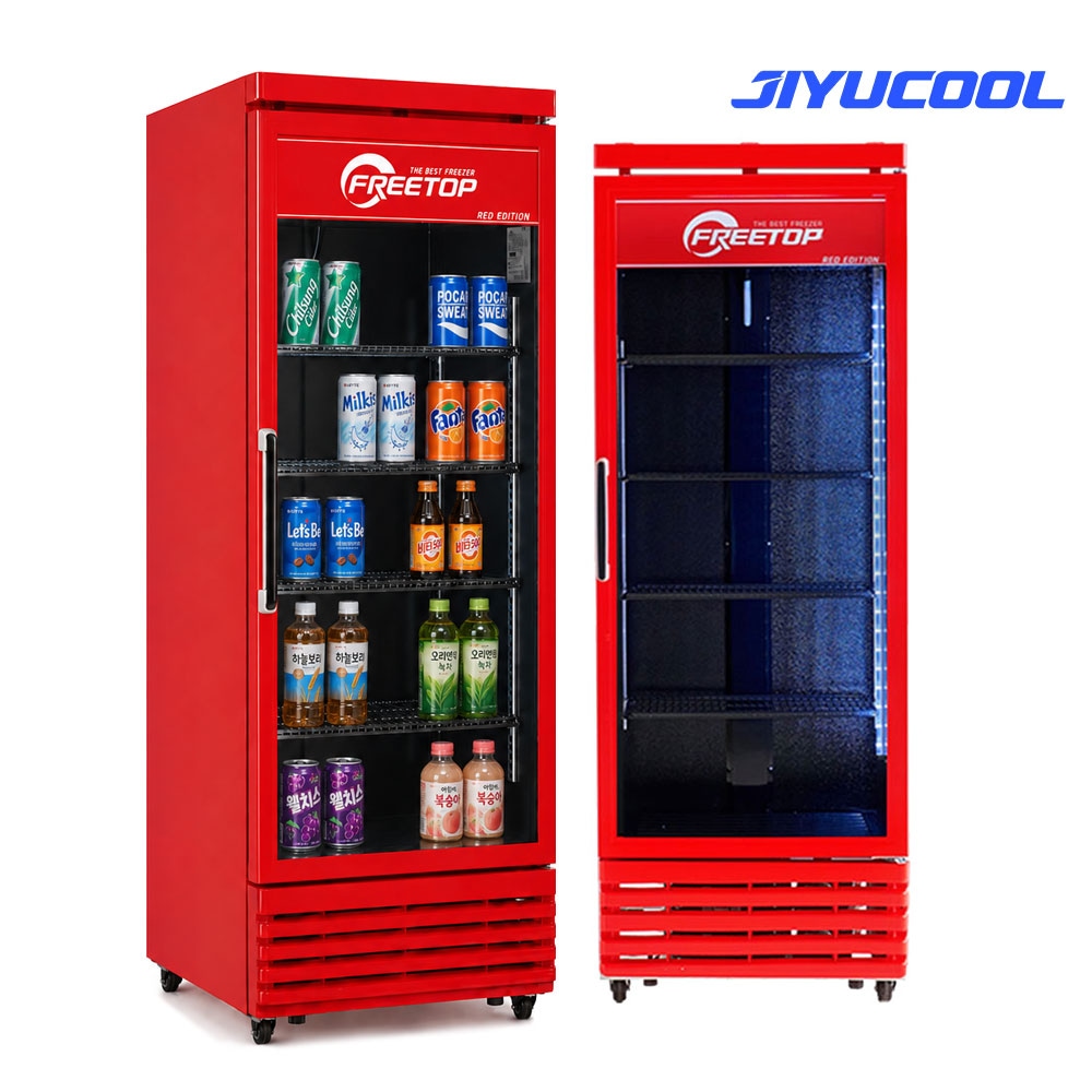 음료냉장고 국산 1등급 업소용 냉장 쇼케이스 레드블랙 385L FT-470ABR 가격 비교 프리탑 음료냉장고 국산 1등급 업소용 냉장 쇼케이스 레드블랙 385L FT-470ABR