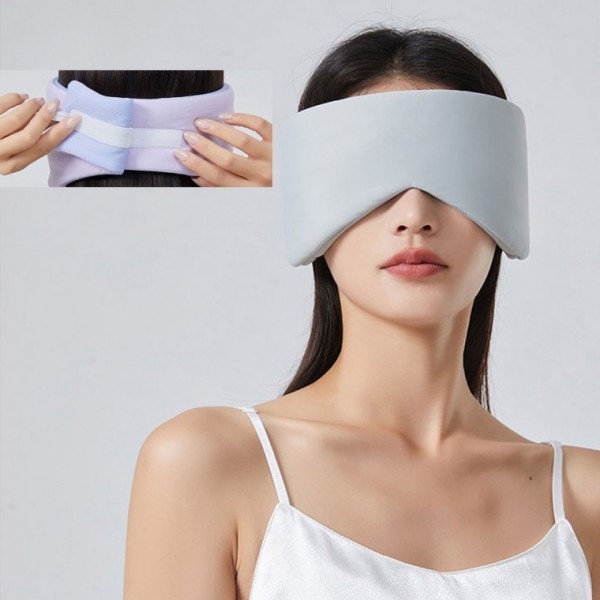 블랙카우마켓 귀 편한 인체공학 수면 안대 360도 풀커버 암막 눈가리개 여행 휴가 비행기