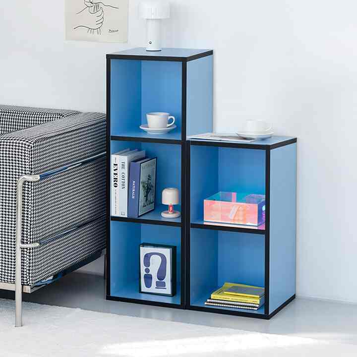 Lily コーナーシェルフ［4色・2サイズ］