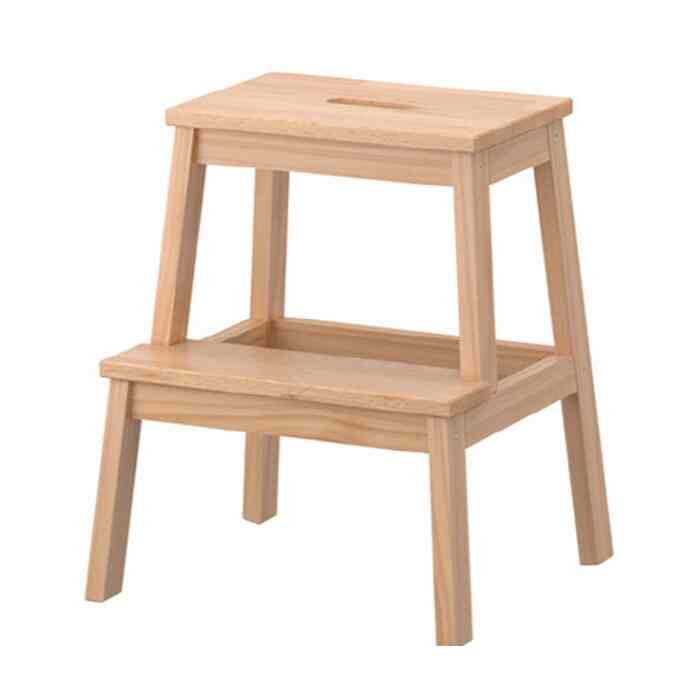 BEKVÄM, Bangku tangga, aspen, 50 cm