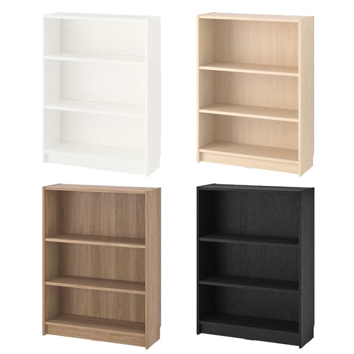 BILLY ビリー本棚 80x28x106 cm［4色］