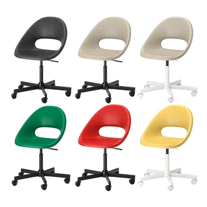 LOBERGET/SIBBEN, Kursi untuk meja anak, putih