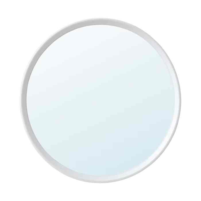 HÄNGIG ヘンギグ ミラー, ホワイト/丸形, 26 cm