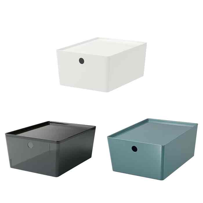 KUGGIS クッギス ふた付きボックス［4色・5サイズ］