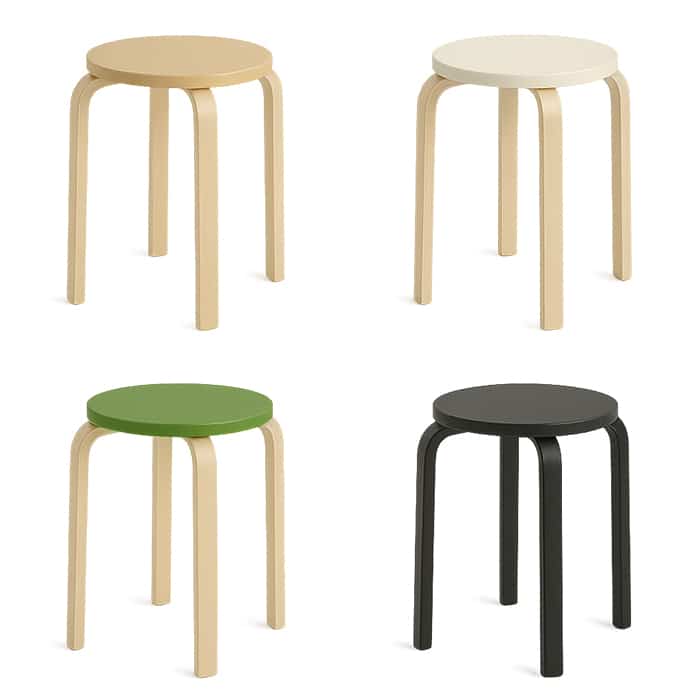 ルノ ウッド スツール 45cm［4色］