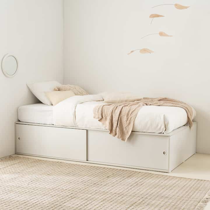 COCONI 収納付きベッドフレーム SS